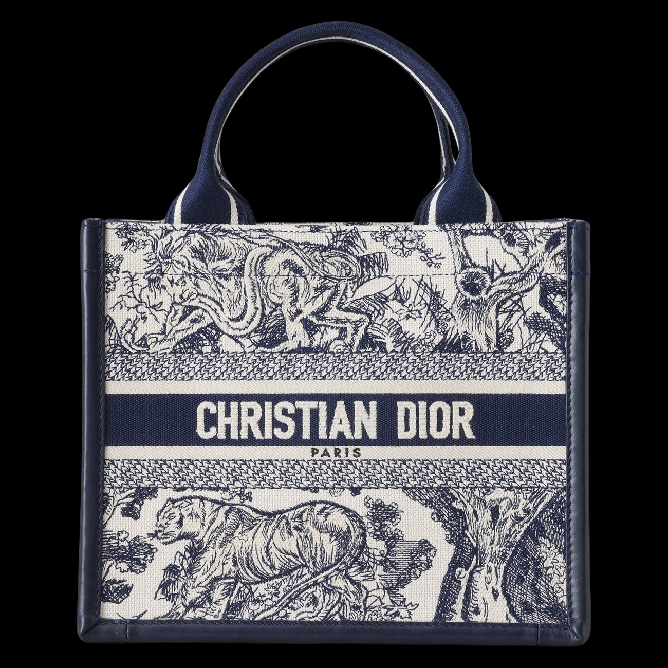 CHRISTIAN DIOR(USED)디올 M1325 레더 북토트 스몰